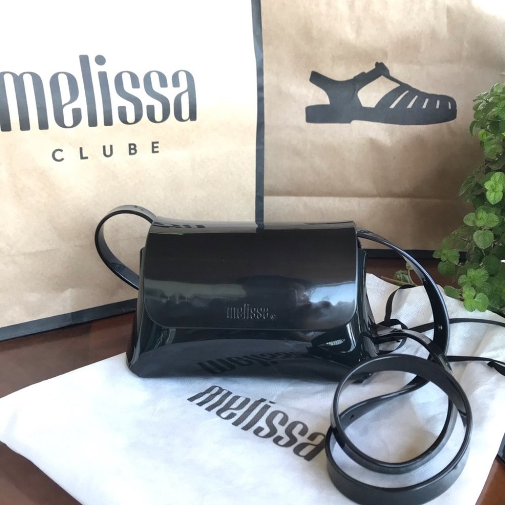 Melissa Black Crossbody Bag NWOT